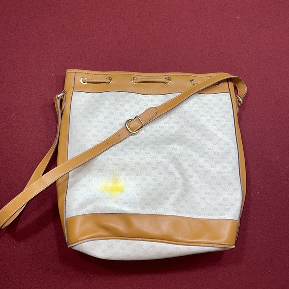 DAMAGED 80’s Authentic Gucci Bucket Bag - Picture 2 of 14